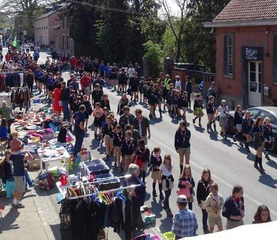 Lors du week-end des festivités de la Saint Georges, la brocante prendra place sur la chaussée de Jodoigne à Grez-Doiceau!