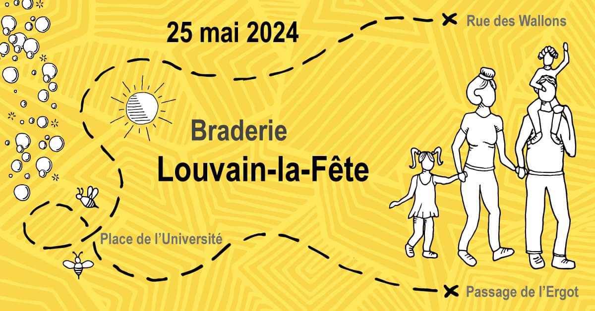 la braderie 2024 de louvain-la-neuve