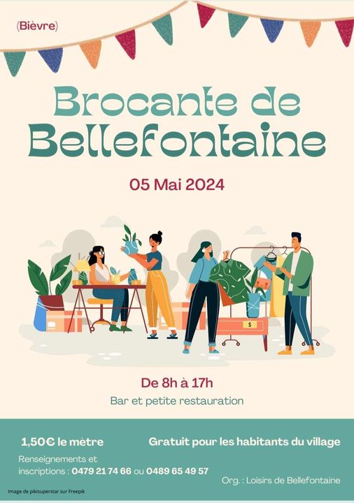 Brocante de bellefontaine