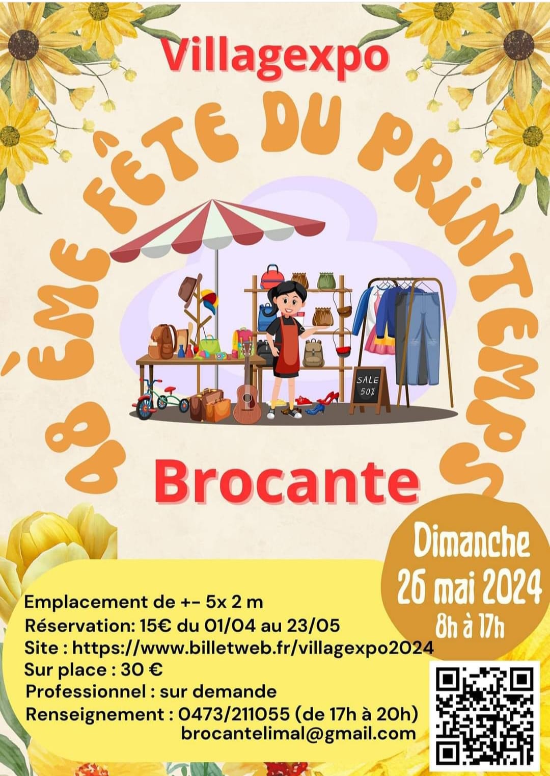 brocante du village expo 2024 à Limal