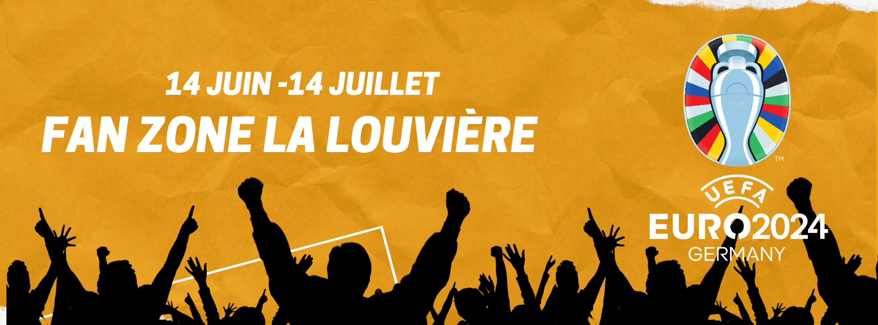 la fan zone de la louvière 2024