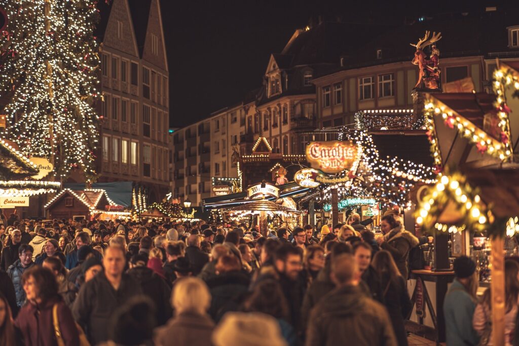 photo du marché de noêl