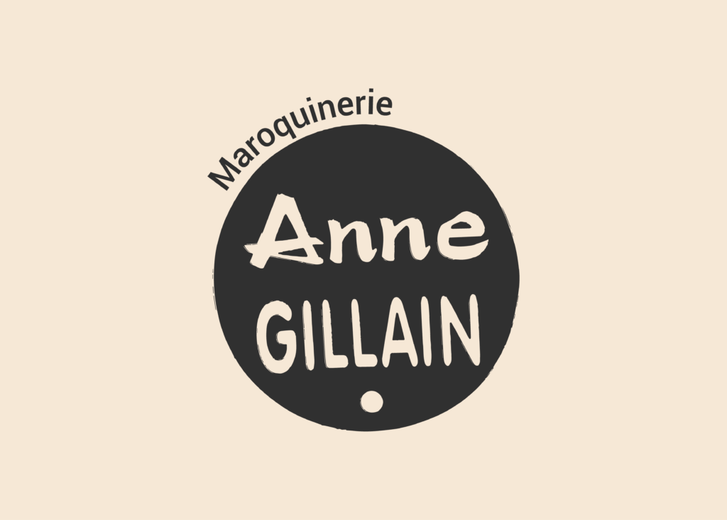 logo anne gillain wavre maroquinerie