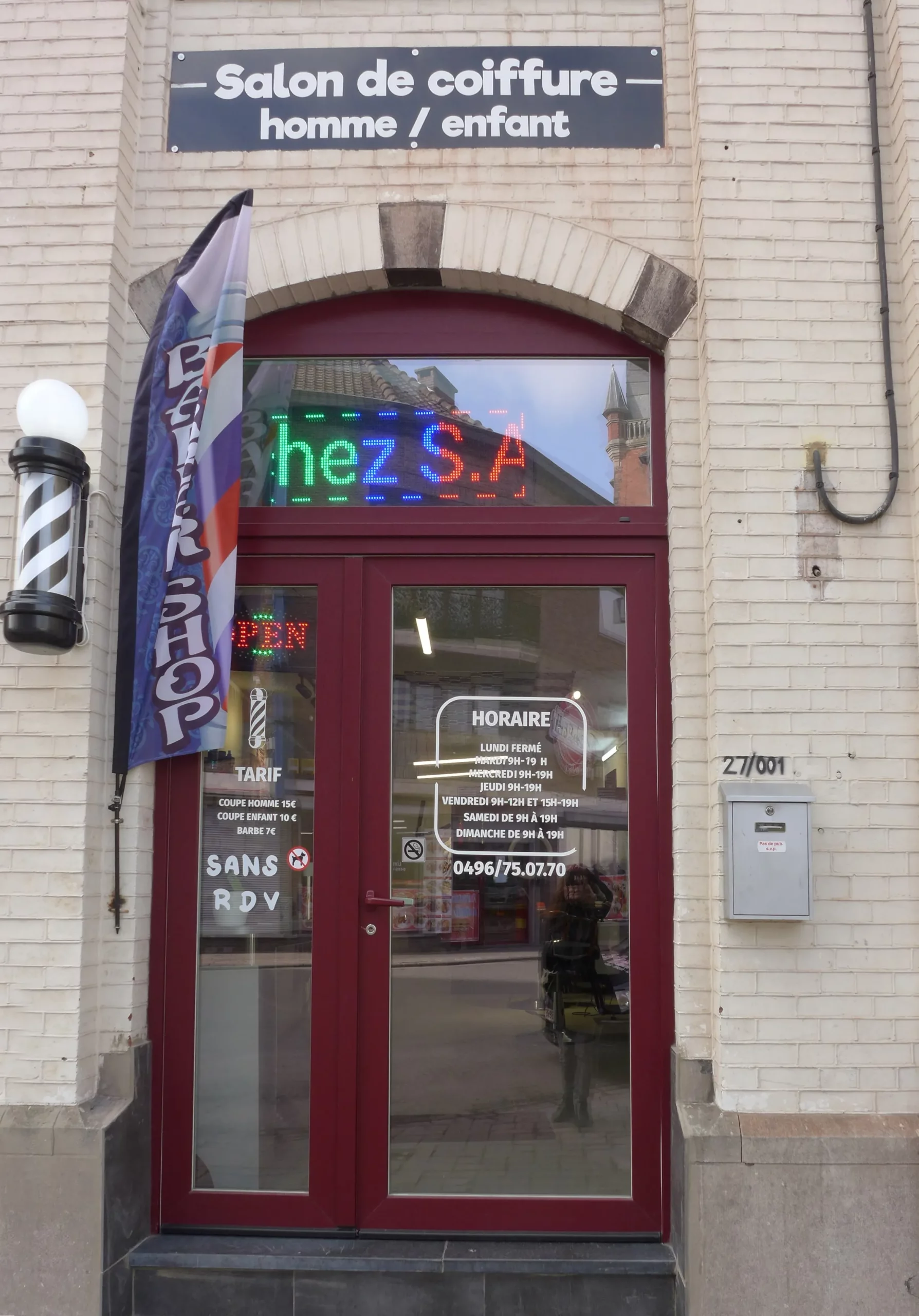 Barber Chez Sam Sambre à Monceau-sur-Sambre