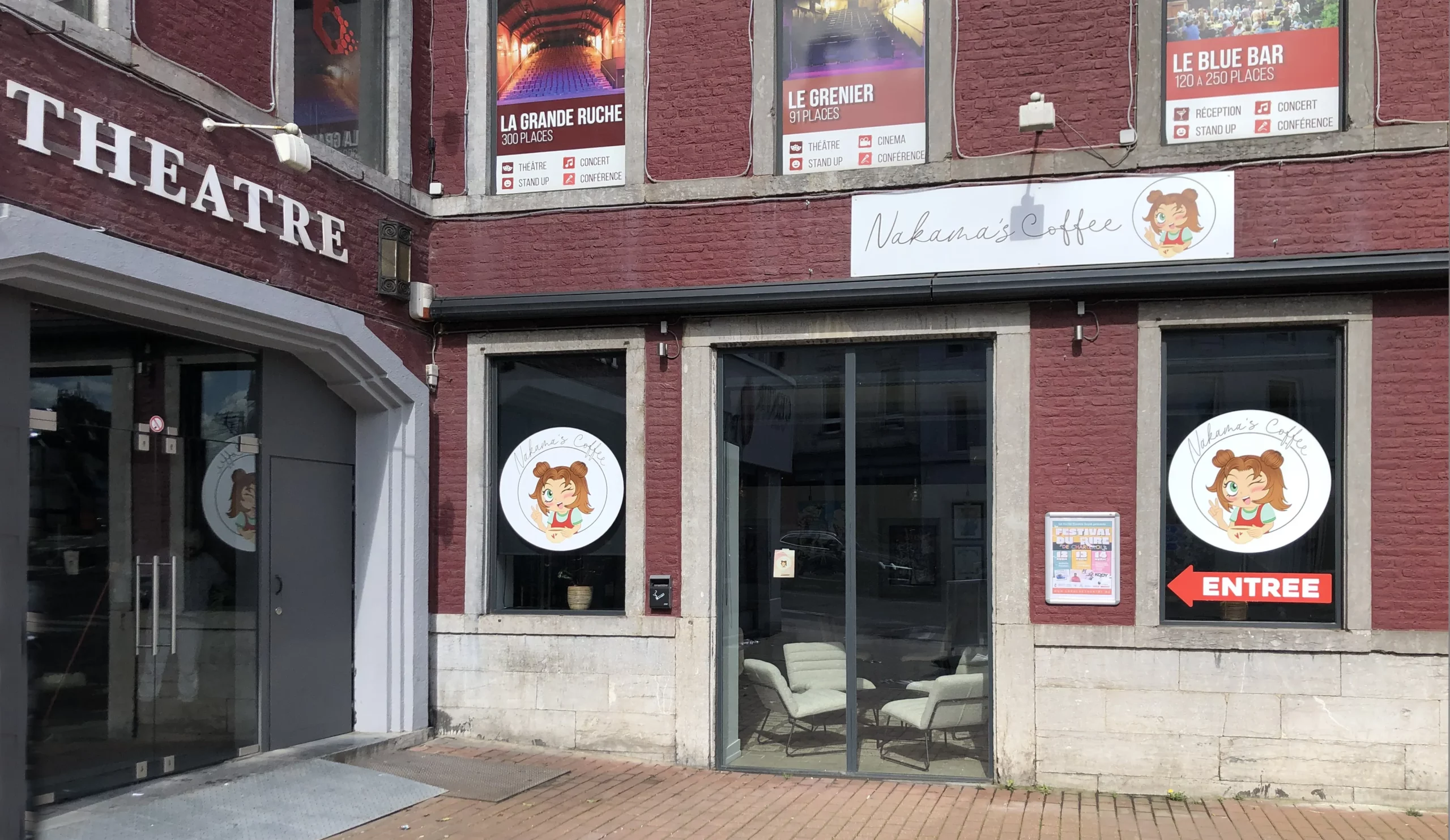 Nakama's café Marcinelle à Marcinelle