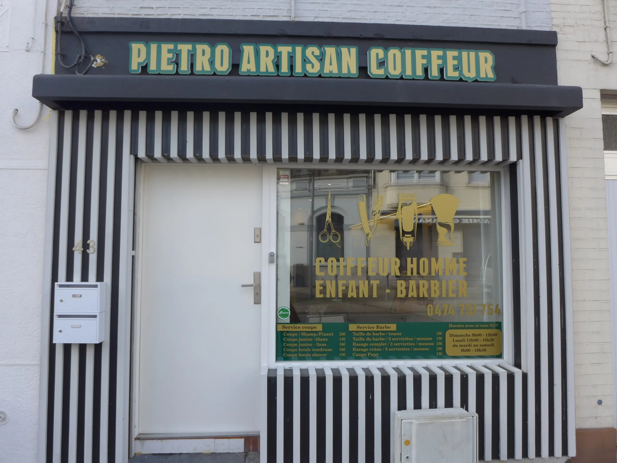 Pietro artisan coiffeur Sambre à Monceau-sur-Sambre