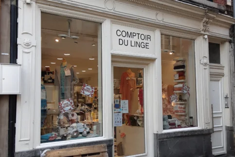 photo de comptoir du linge à namur