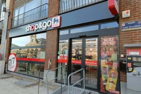 photo de delhaize shop and go à namur