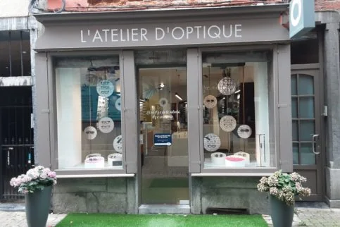 photo de l’atelier d’optique à namur