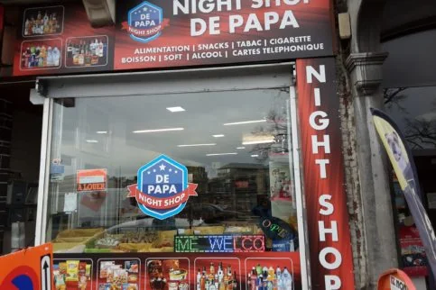 photo de night shop de papa à namur
