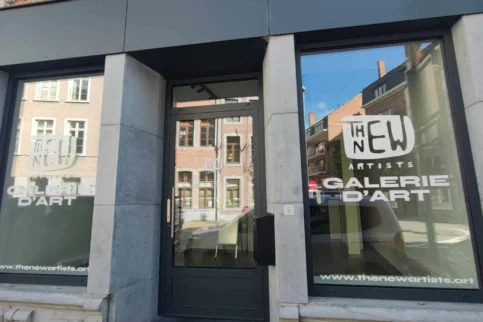 photo de the new artists galerie d’art à namur